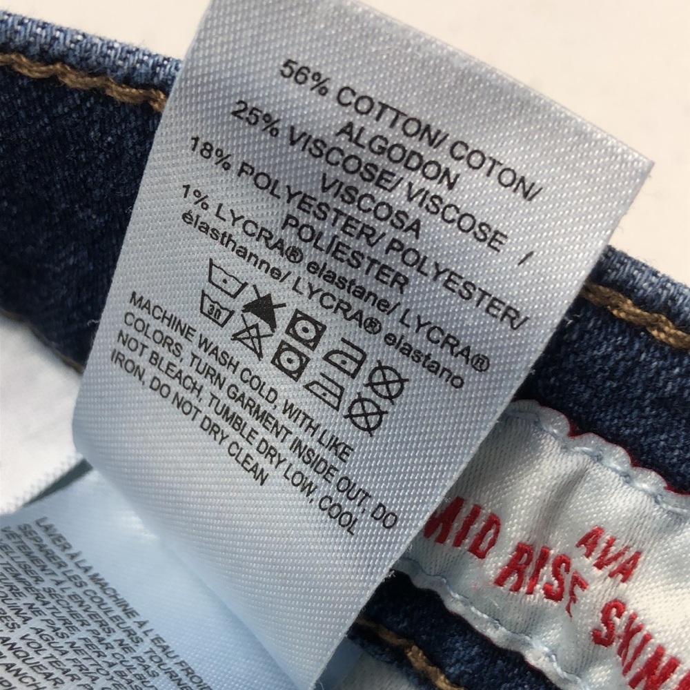 LUCKY BRAND AVA MID-RISE SKINNY JEANS 10/30x26 🍀 - Picture 11 of 15